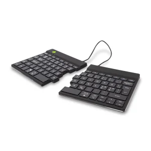 Ergo-R Black, halkaistu mininäppäimistö - Bluetooth